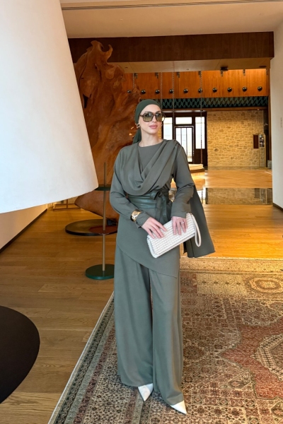 Ahsen Pantolonlu Takım Haki