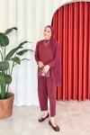 Alina Takım Bordo