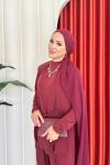 Alina Takım Bordo