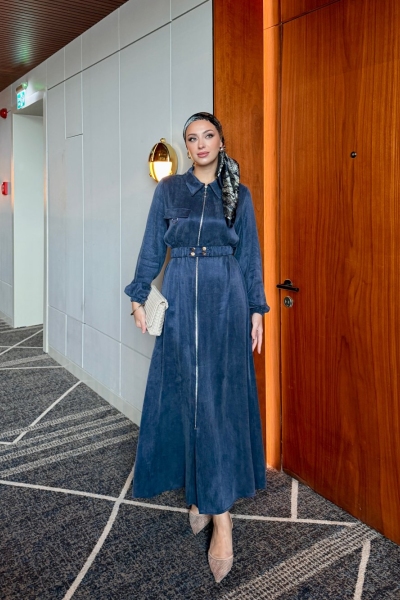 Amine Elbise Lacivert