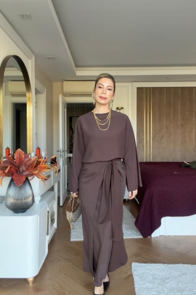 Asiye Etekli Takım Acı Kahve