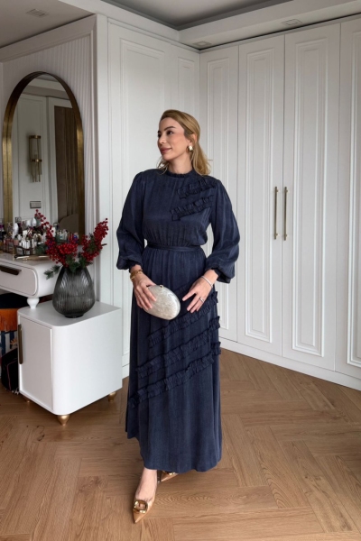 Aycan Elbise Lacivert