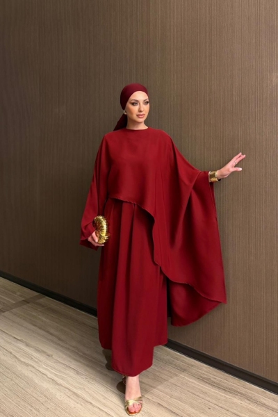 Ayende Elbise Takım Kırmızı