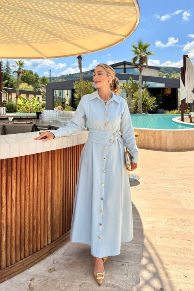 Ayşıl Elbise Bebe Mavisi