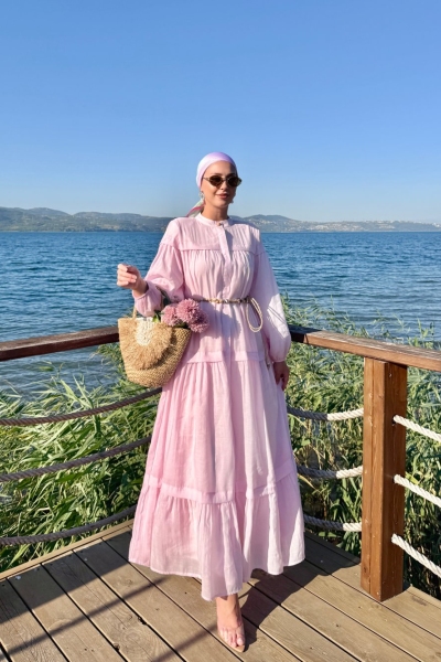 Bade Elbise Pembe