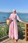 Bade Elbise Pembe