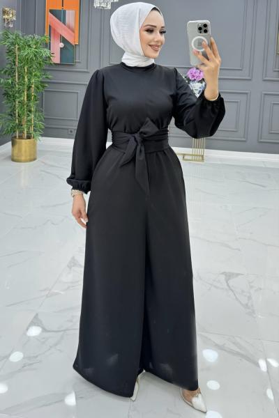 Miray Pantolon Takım Siyah