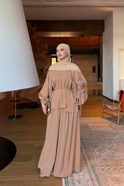 Balım Pantolonlu Takım Camel