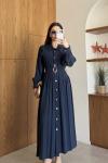 Başak Elbise Lacivert