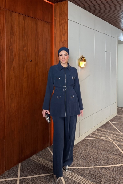 Benan Pantolon Takım Lacivert