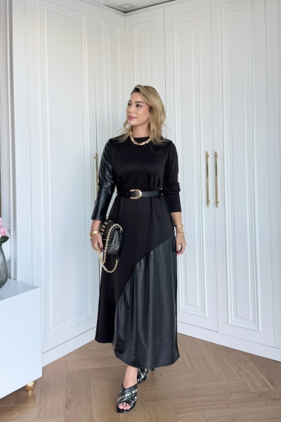 Berfu Elbise Siyah