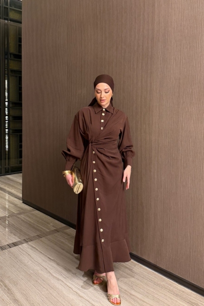 Betül Elbise Acı Kahve