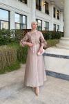 Nazlı Elbise Vizon