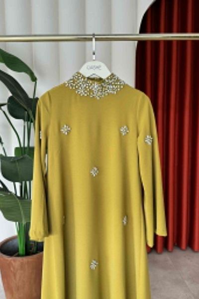 Beyza Elbise Sarı