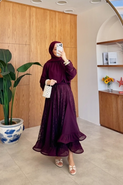 Biray Etekli Takım Bordo