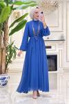 Btk Aynur Elbise 5923  Saks Mavisi