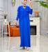 Btk ayris elbise 6272 saks mavisi