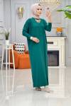 Btk ayris elbise 6272 zümrüt