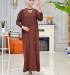 Btk ayris elbise 6272 kahverengi