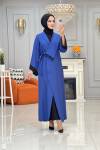 BTK behiye elbise takım 6257 indigo