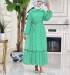 Btk berrin  elbise 6152 benetton yeşili