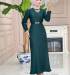 Btk dilara elbise 6195 Zümrüt
