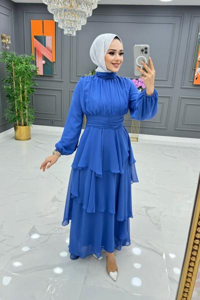 Dilek Elbise İndigo