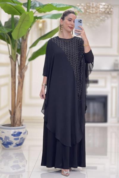 Adile Elbise Siyah