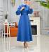 Btk livanur  elbise 6286 indigo