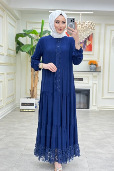 Maya Elbise Lacivert