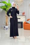 Btk melisa elbise 6242 siyah