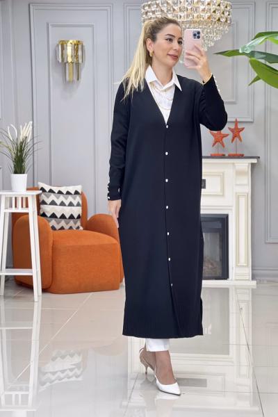 Müberra hırka siyah