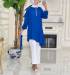 Btk nalan tunik 6138  saks mavisi