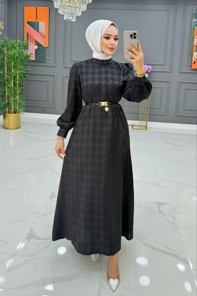 Fahriye Elbise Siyah