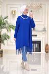 Btk Saliha Tunik 5039 Saks Mavisi