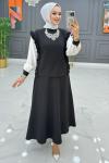 Samira etekli takim  siyah