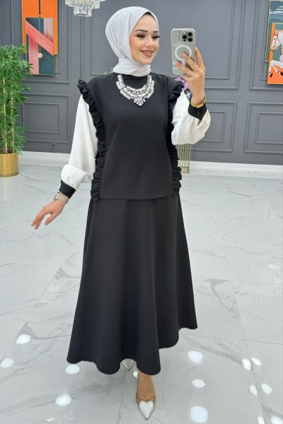 Samira etekli takim  siyah