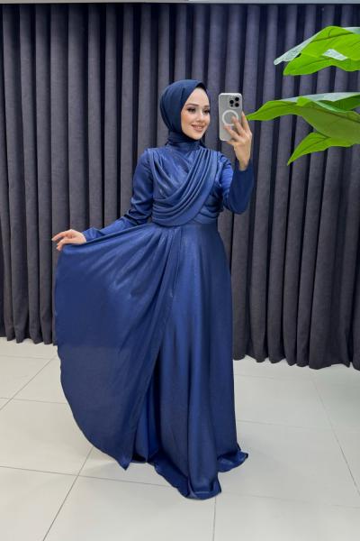 Yeliz Elbise Lacivert