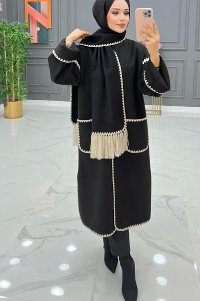 Simay atkılı kap siyah