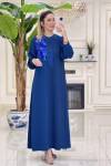 Btk Şirin Elbise 5664 Saks Mavisi