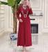 Btk Maral Elbise Takım 5840  Kırmızı