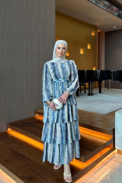 Çağnur Elbise Mavi