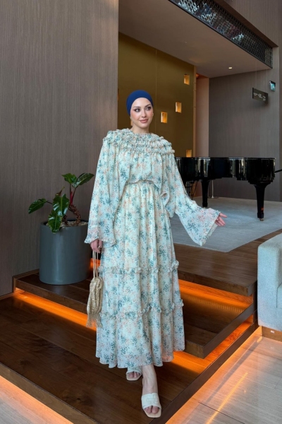 Cansın Etekli Takım Mavi