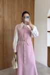 Cemile Elbise Pembe