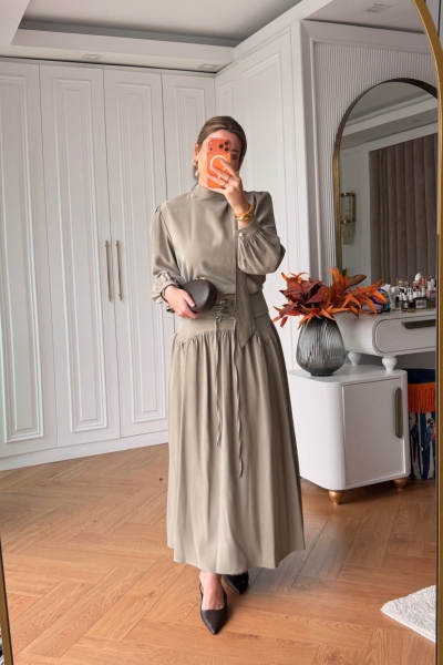 Ceylin Etekli Takım Haki