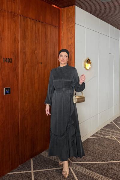 Ümran etekli takim  siyah