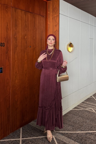 Çisem Elbise Mürdüm