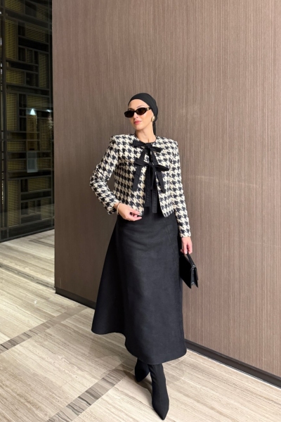 Elisa Etekli Takım Siyah