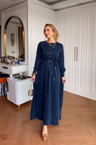 Feray Etekli Takım Lacivert