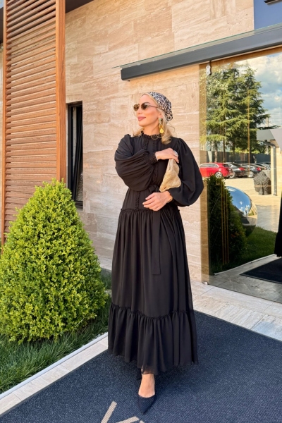 Fethiye Elbise Siyah